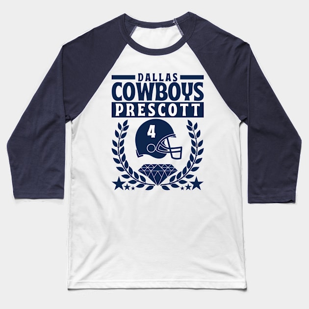 Dallas Cowboys Prescott 4 Edition 2 Baseball T-Shirt by Astronaut.co